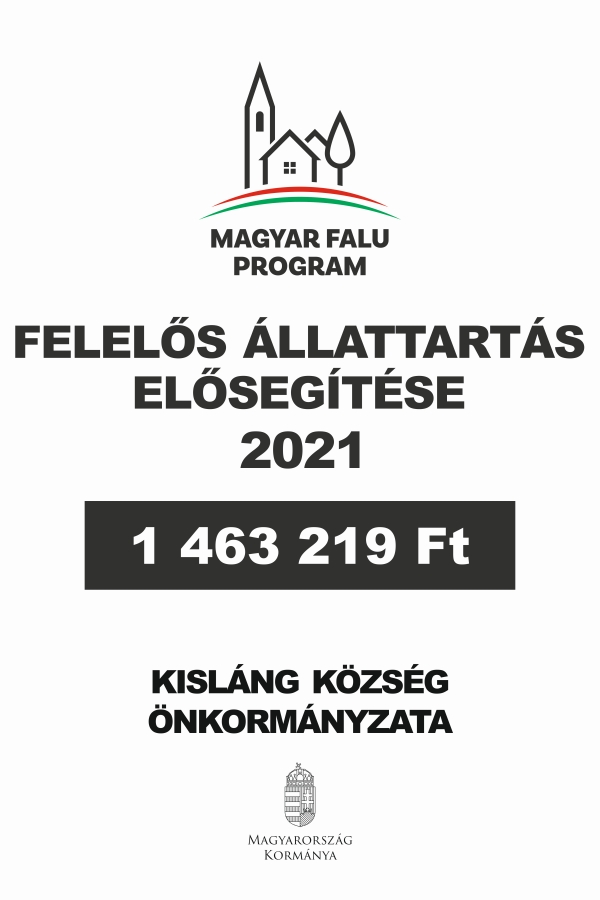 Felelős állattartás elősegítése 2021.